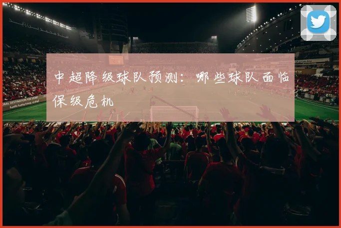 中超降级球队预测：哪些球队面临保级危机
